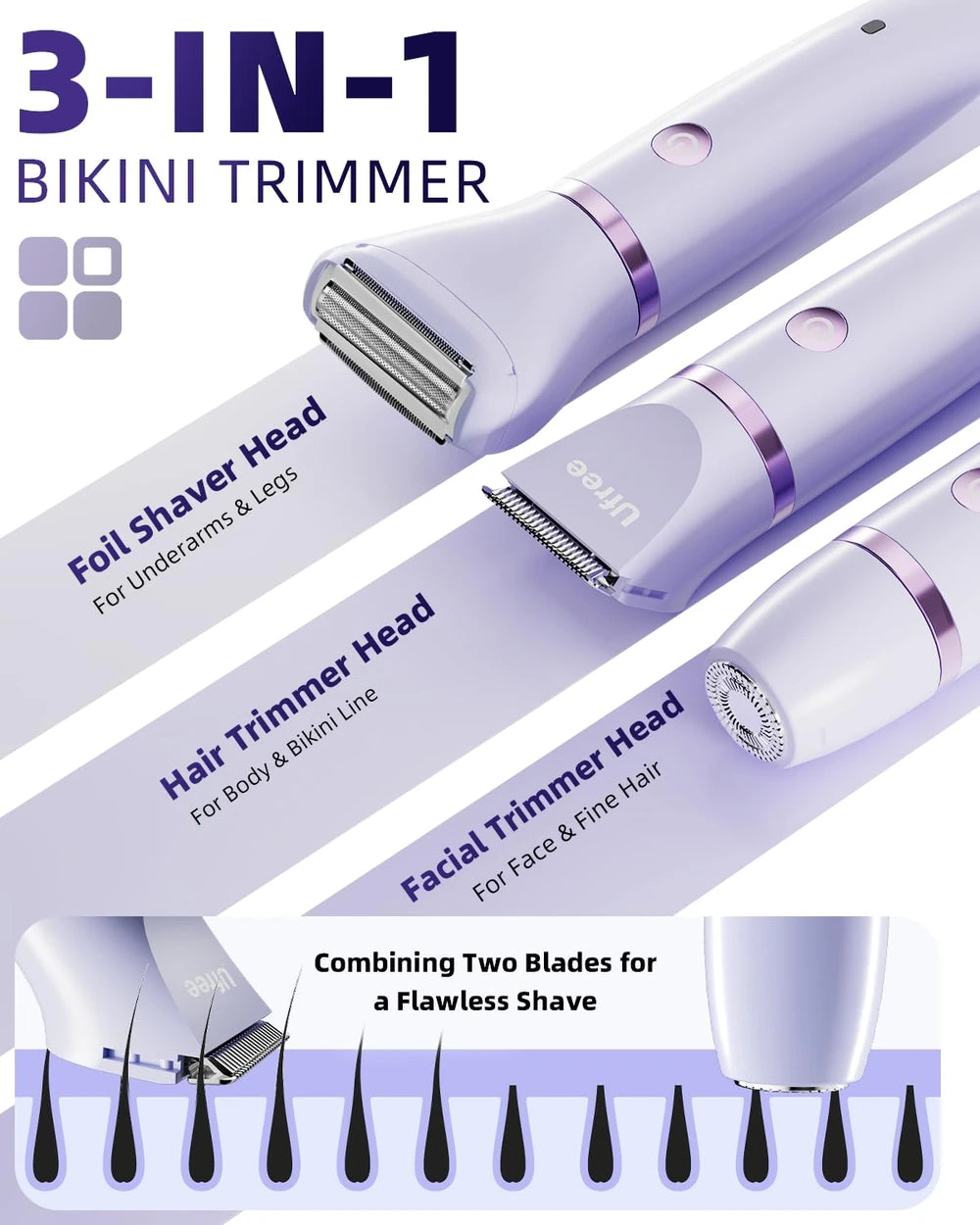 Ufree Bikini Trimmer Purple