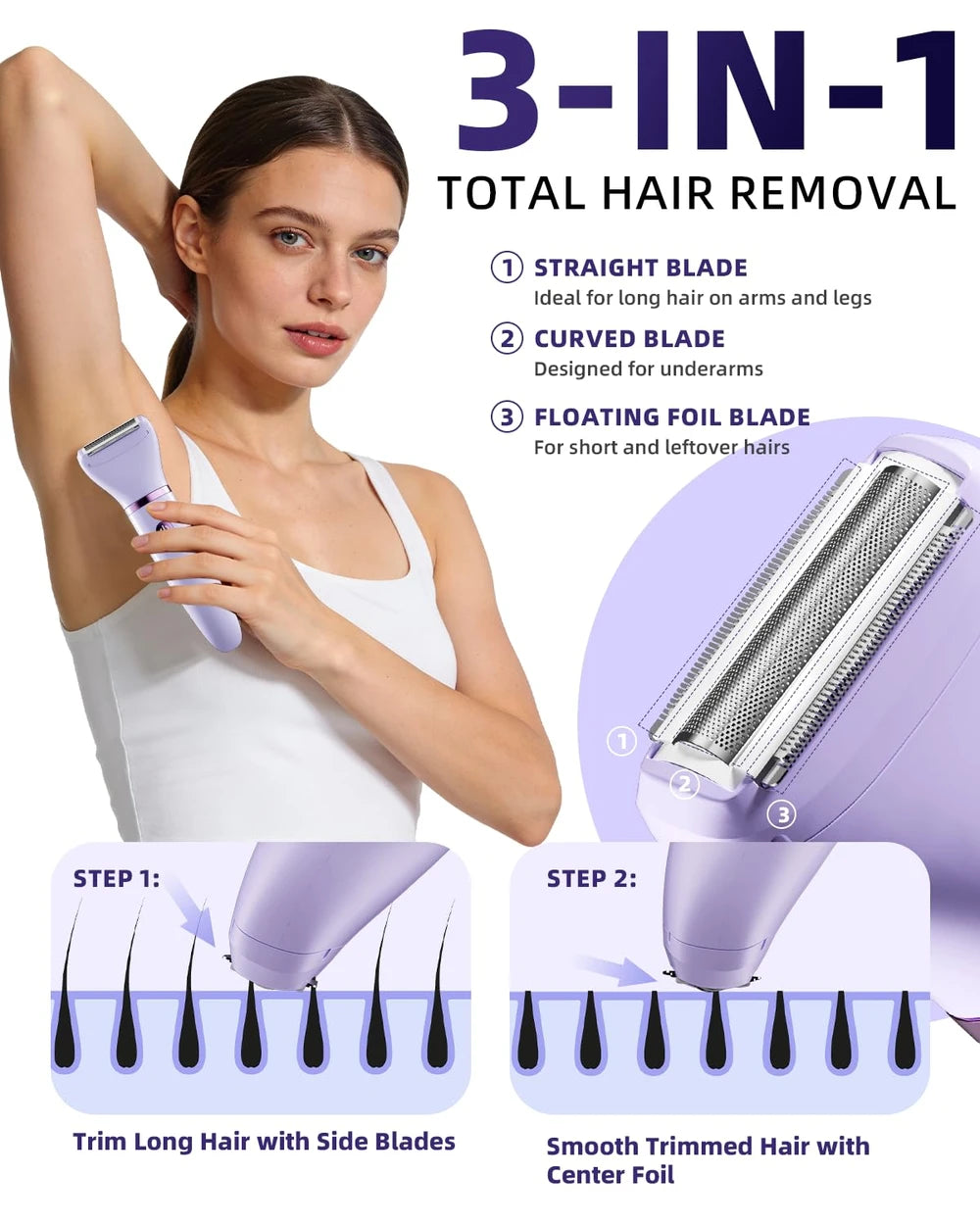 Ufree Bikini Trimmer Purple