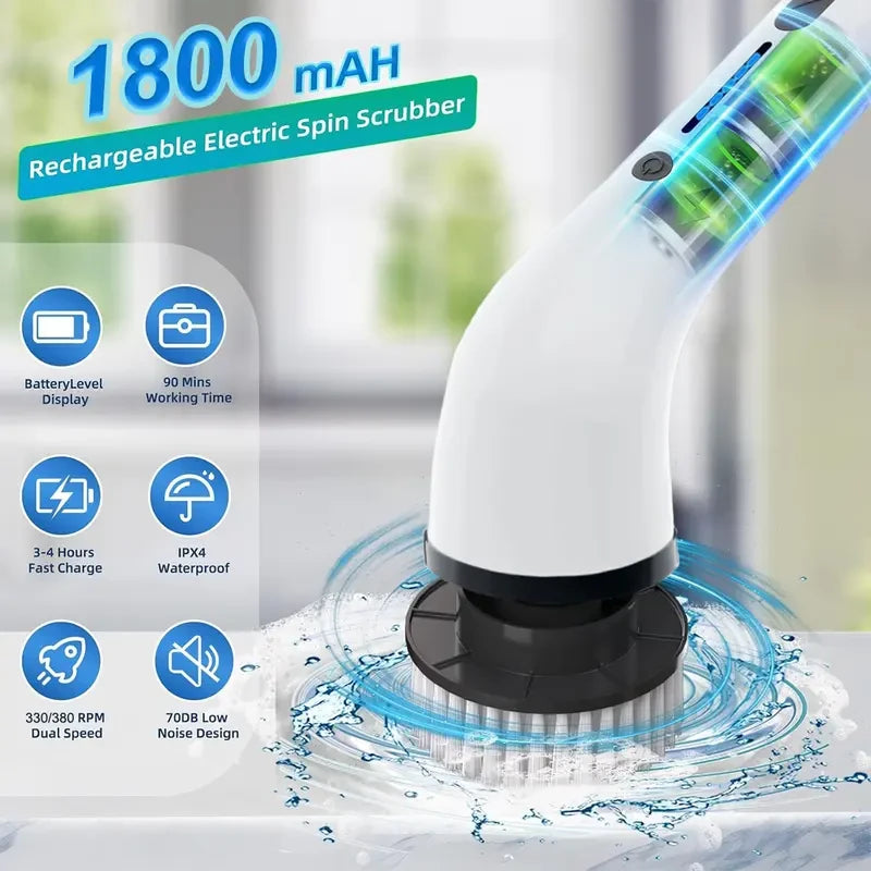 Cordless Spin Scrubber