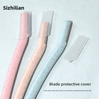Long Handle Eyebrow Trimmer with Protective Net